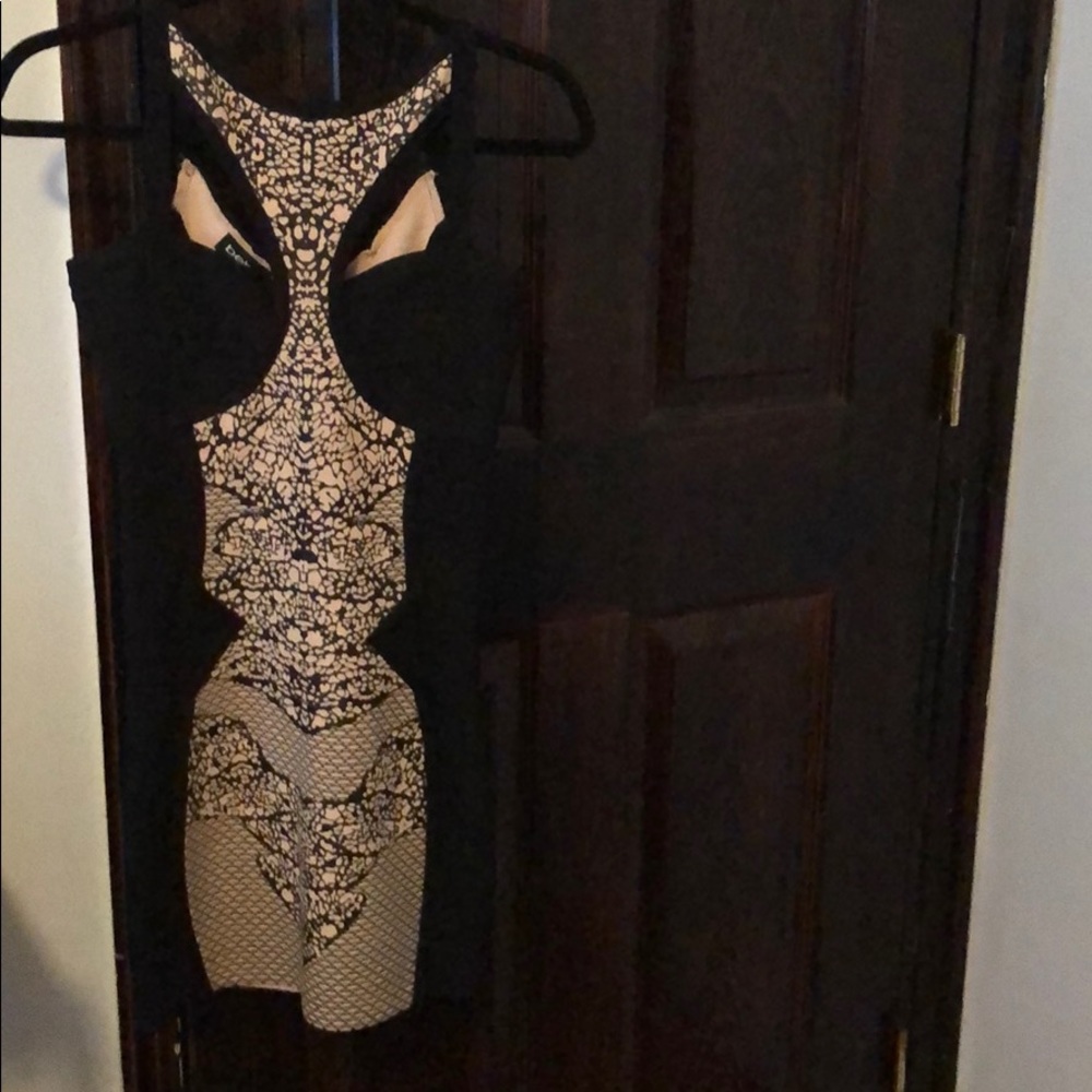 Bebe asymmetrical dress